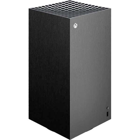 Black Brushed Steel Texture XBox Series X Digital Edition Console Skin